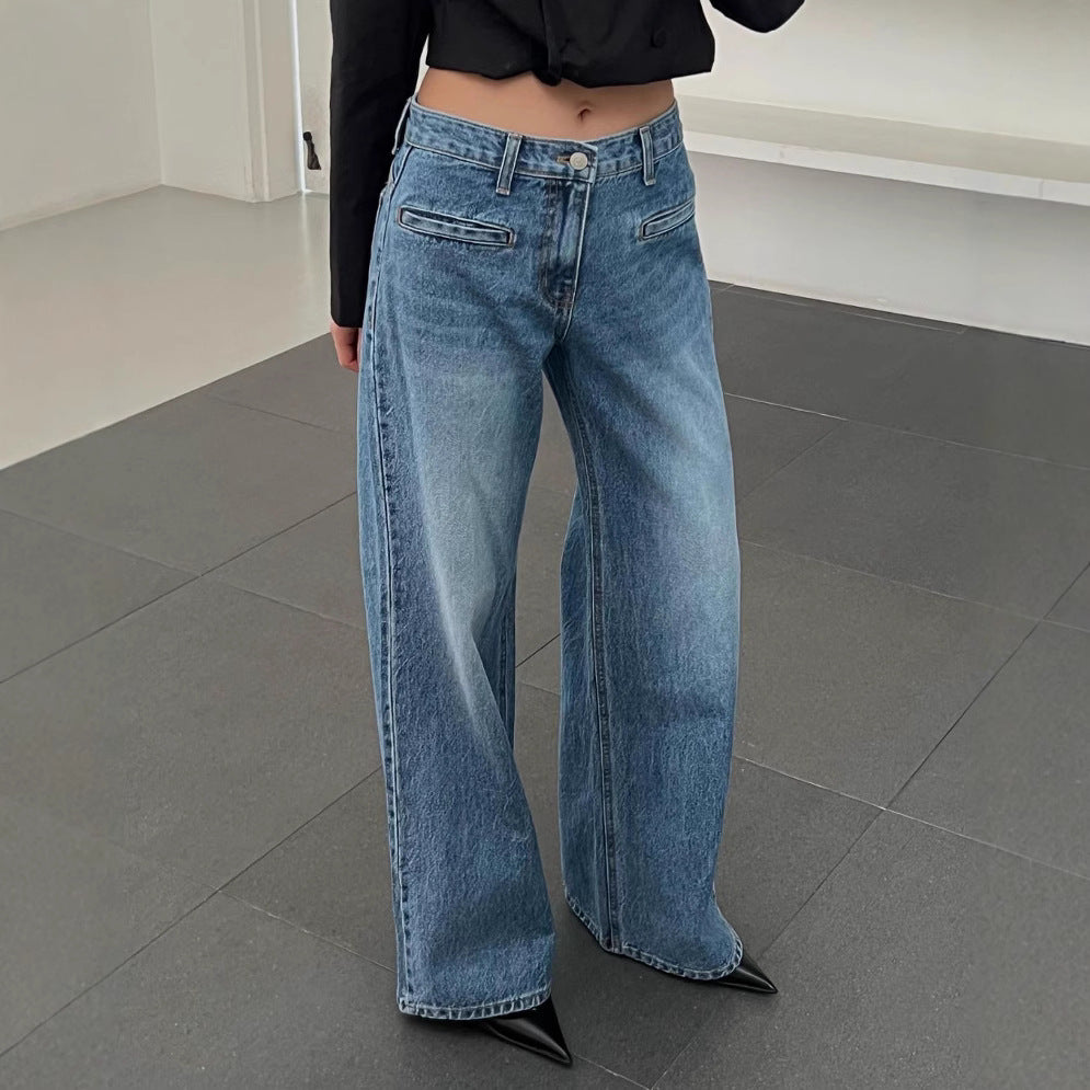 Damen Weite Jeans EB