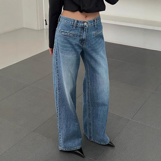 Damen Weite Jeans EB
