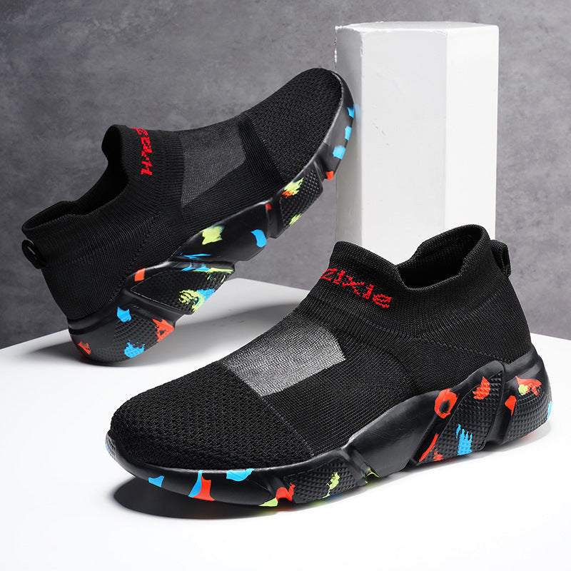 Damen Komfortable und luftige Freizeitschuhe mit elastischem Schaftrand EB