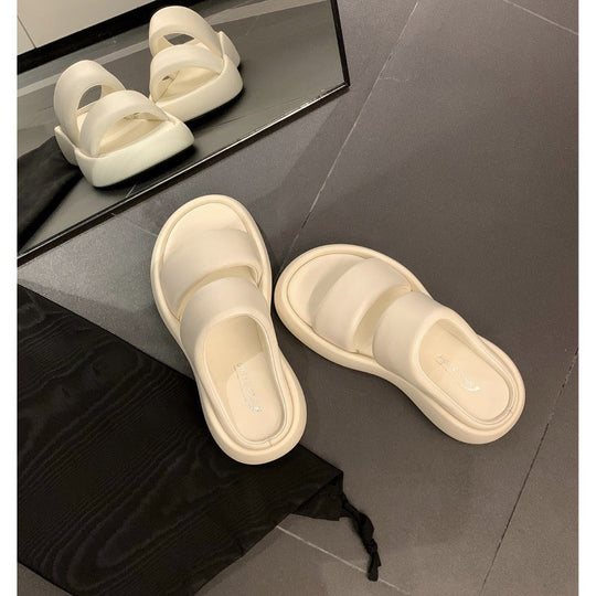 Damen komfortable Badesandalen mit anatomischem Fußbett und rutschfester Sohle EB