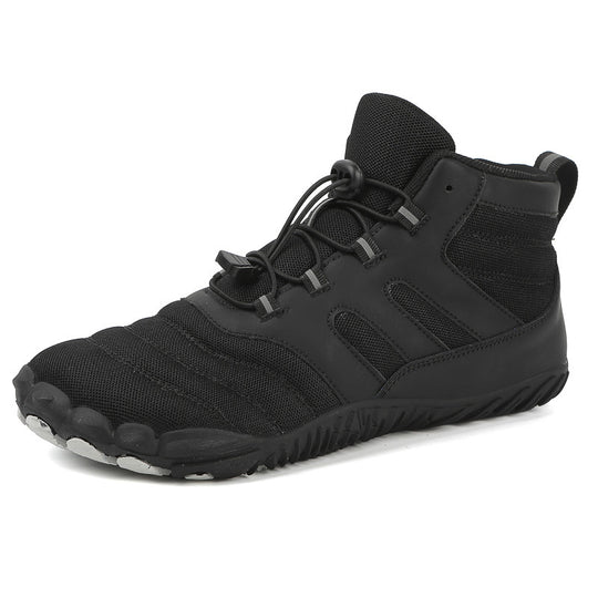Unisex nan knöchelhoher barfußähnlicher Wassersportschuh mit Schnellzug-Schnürung und flexibler Profilsohle EB