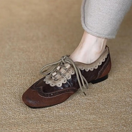 Damen elegante Ballerinas mit verspieltem Riemchen-Design EB