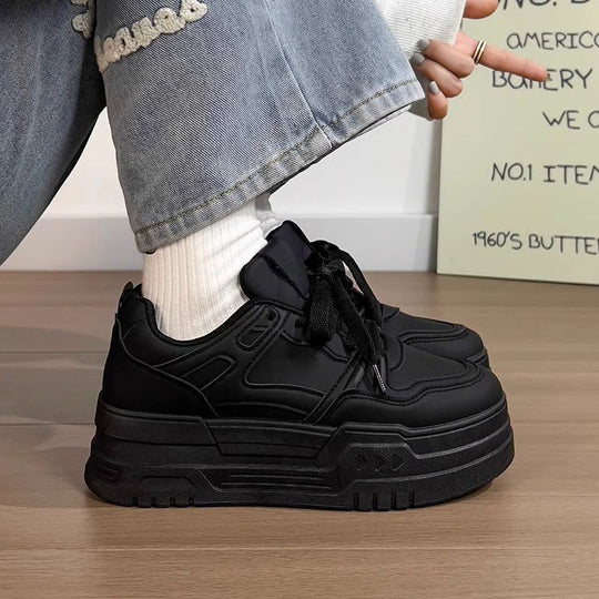 Damen Bequeme Sneakers mit rutschfester Sohle und Warmfutter EB