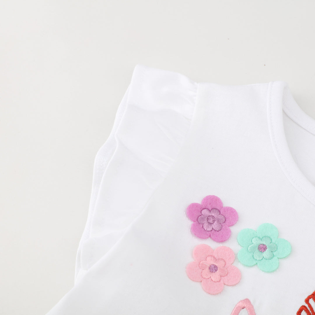 Mädchen Hochwertiges Tüllkleid mit Einhorn-Applikation EB