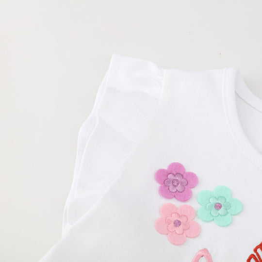 Mädchen Hochwertiges Tüllkleid mit Einhorn-Applikation EB