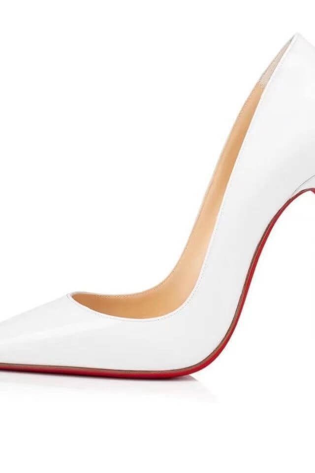 EB | Spitz Zulaufende 1rote Boden Schuhe