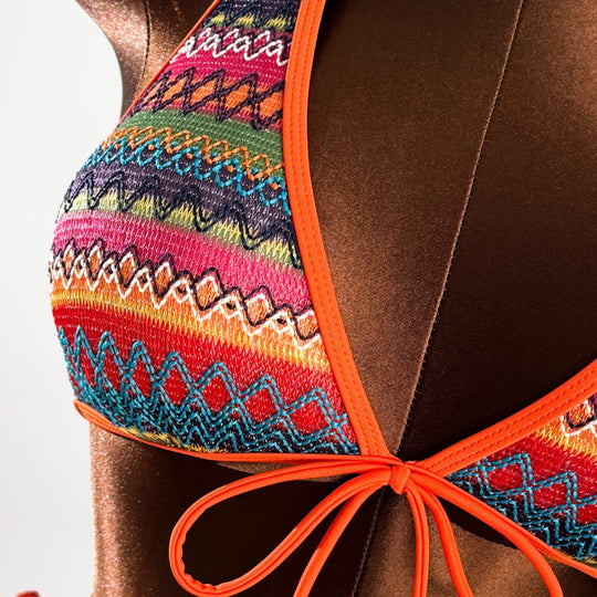 Damen Bikini mit trendigem Allover-Muster EB