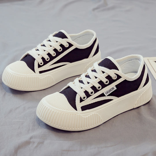 Damen Modische Sneaker im trendigen Design mit sportlicher Sohle EB