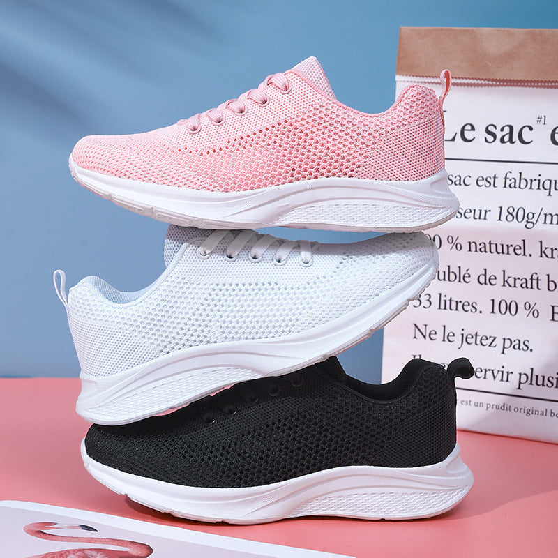 Damen Leichte Laufschuhe mit atmungsaktivem Mesh-Obermaterial und flexibler Sohle EB
