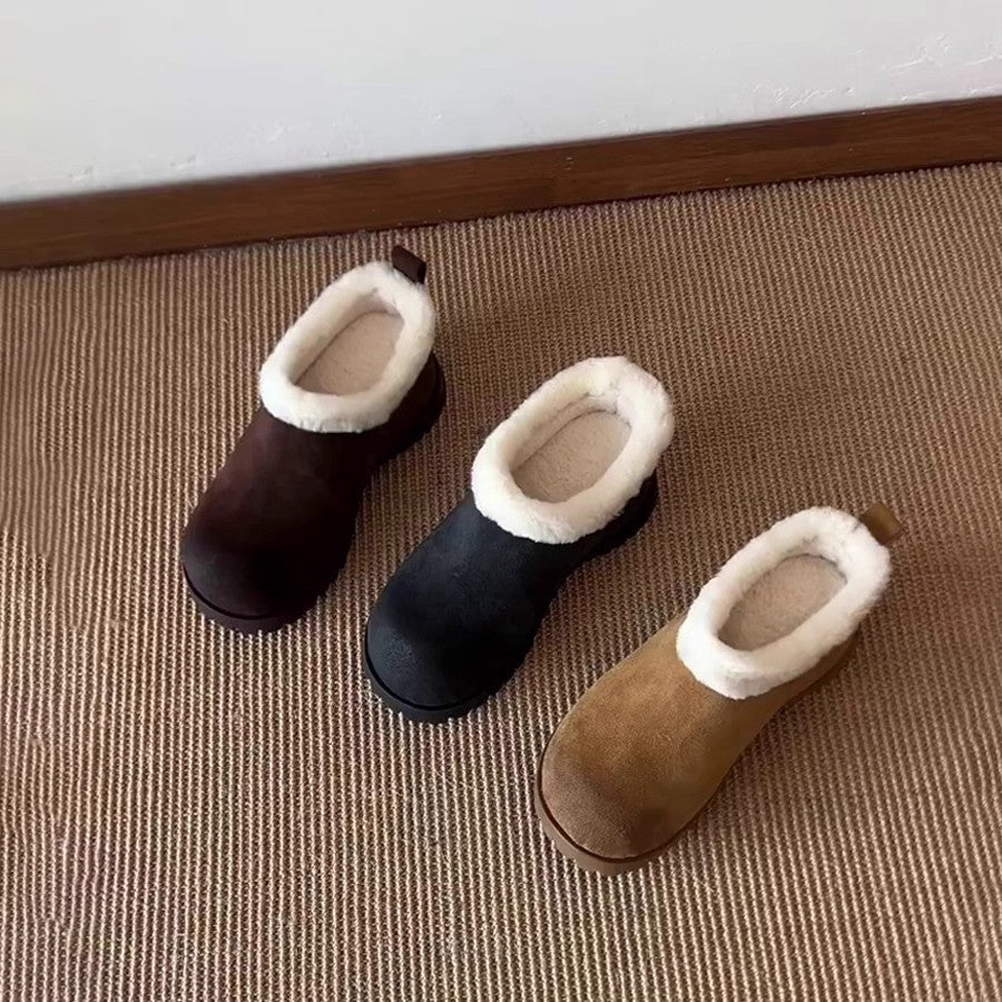 Damen kuschelige Winterclogs mit weichem Futter und rutschfester Sohle EB