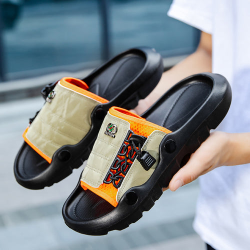 Damen Komfortable und atmungsaktive Badesandalen mit flexibler Sohle EB