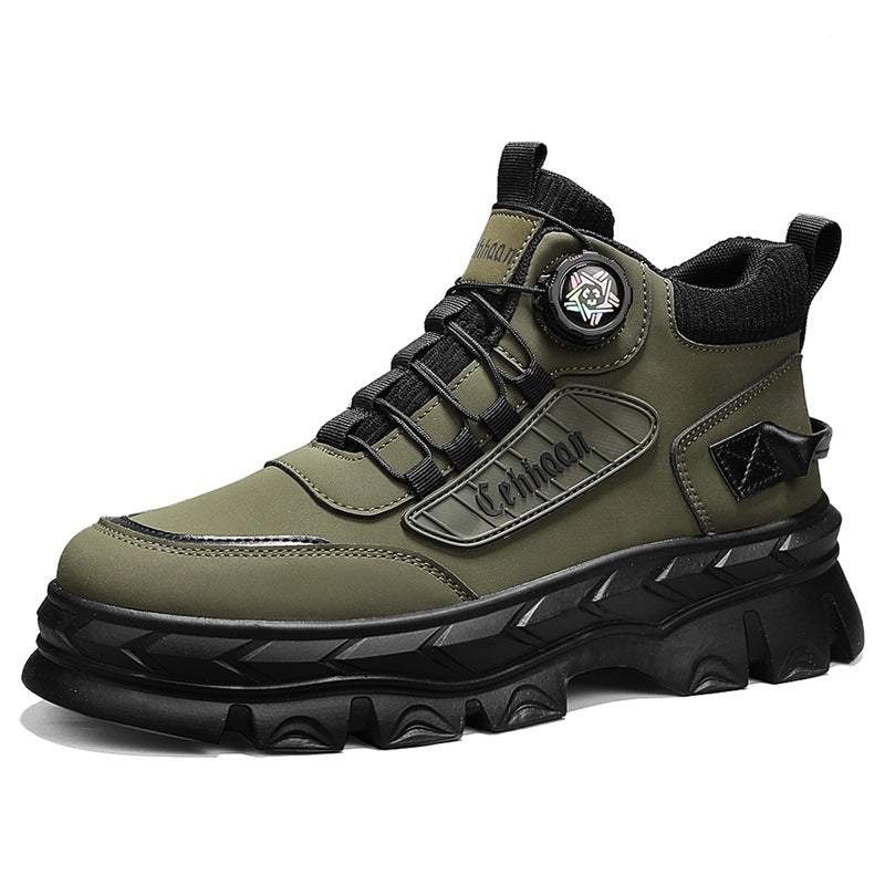 Damen Modische hohe Sneakers mit robustem Obermaterial und rutschfester Sohle EB
