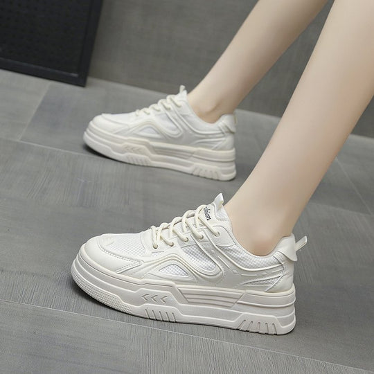 Damen modische Sneaker mit gepolsterter Sohle und innovativem Mesh-Obermaterial EB