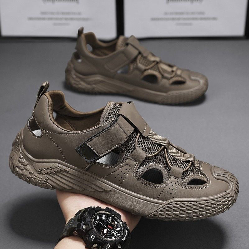 Herren Sportliche Freizeitsandalen mit rutschfester Sohle und atmungsaktivem Obermaterial EB