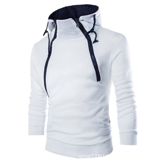 Herren moderne Kapuzenpullover mit praktischem Reißverschluss EB