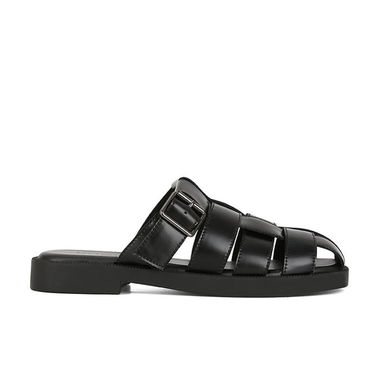 Damen komfortable Riemchen-Sandalen mit robustem Sohlenprofil und verstellbarem Schnallenverschluss EB