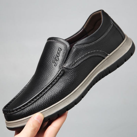 Herren elegante und bequeme Mokassins mit flexiblem Einstieg EB