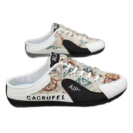 Damen bequeme Slip-On Sneakers mit rutschfester Sohle und atmungsaktivem Obermaterial EB