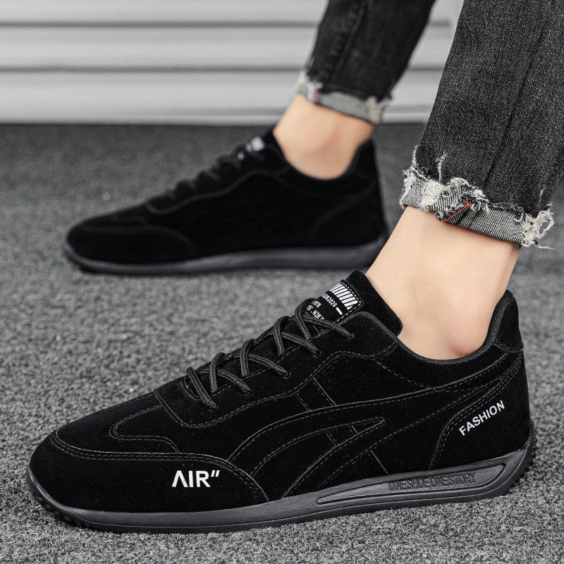 Damen Modische Sneakers mit hochwertiger Veloursleder-Oberfläche und rutschfester Sohle EB