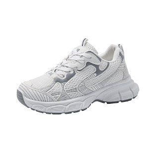 Damen sportliche Laufschuhe mit atmungsaktiver Mesh-Oberfläche und dämpfender Sohle EB