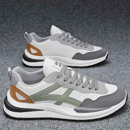 Damen Sportliche Sneakers mit atmungsaktiver Mesh-Oberfläche und gepolsterter Sohle EB