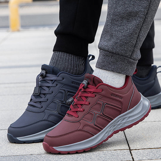 Damen Sportliche Lace-Up Sneakers mit atmungsaktivem Obermaterial und dämpfender Sohle EB