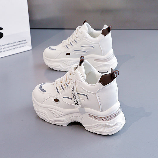 Damen Chunky Sneakers mit dämpfender Sohle und atmungsaktivem Obermaterial EB