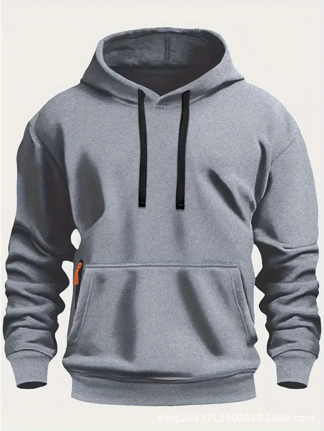 Herren sportlicher Kapuzenpullover mit praktischen Taschen und atmungsaktivem Material EB
