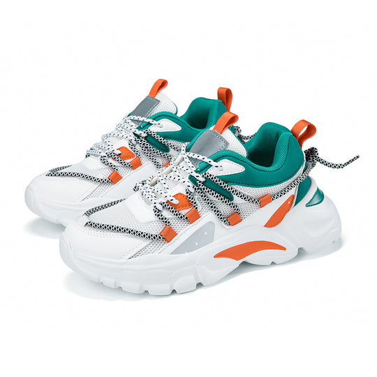 Damen Sportliche Sneakers mit atmungsaktivem Mesh und innovativem Schnürsystem EB