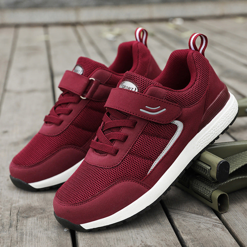 Damen Sportliche Sneaker mit praktischem Klettverschluss und atmungsaktivem Obermaterial EB
