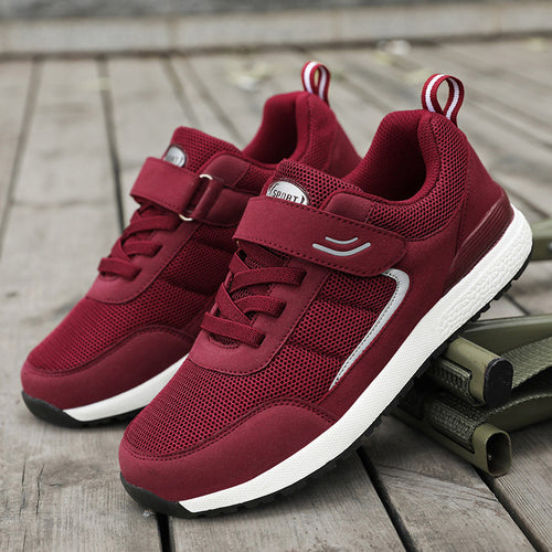Damen Sportliche Sneaker mit praktischem Klettverschluss und atmungsaktivem Obermaterial EB