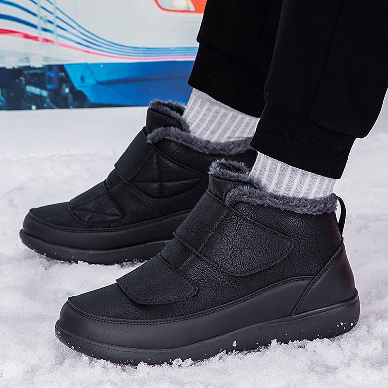 Damen Warme Winterboots mit verstellbaren Klettverschlüssen EB