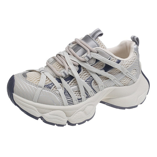Damen Trendy Sport Sneakers mit innovativem Obermaterial und flexibler Sohle EB