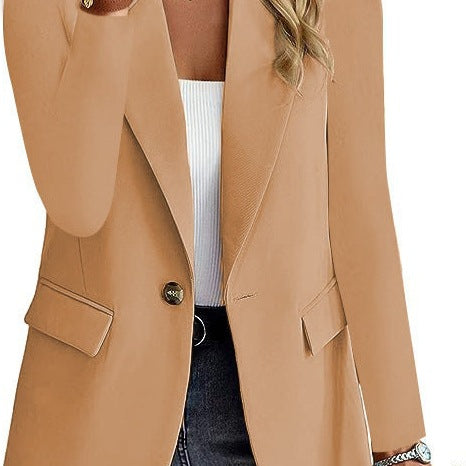 Damen Blazer mit modischen Taschen und elegantem Schnitt EB
