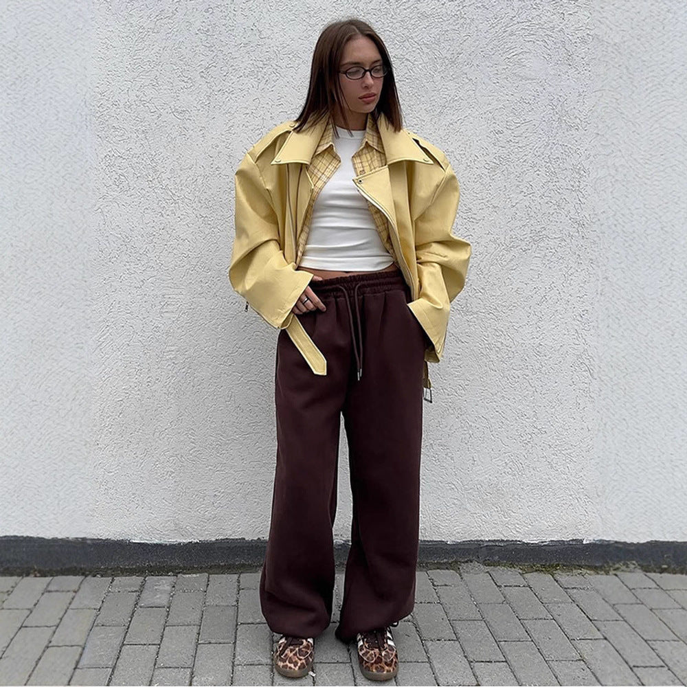 Damen Oversized Bikerjacke mit schmeichelndem Schnitt EB