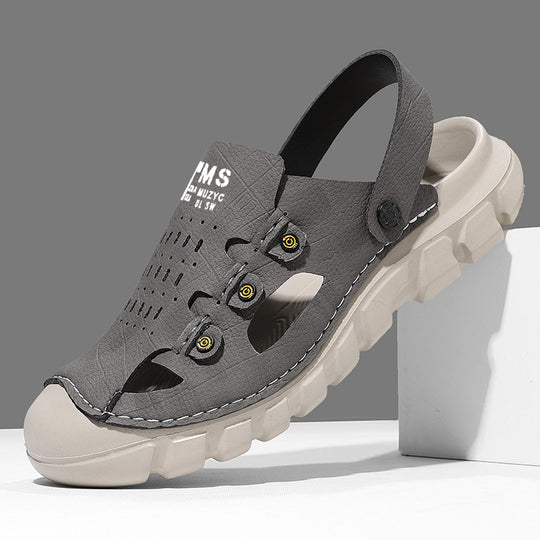 Herren Atmungsaktive Outdoor-Sandalen mit flexiblem Fußbett und rutschfester Sohle EB