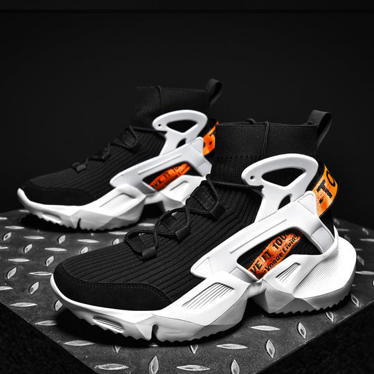 Damen Sportliche High-Top Sneakers mit innovativem Design und rutschfester Sohle EB