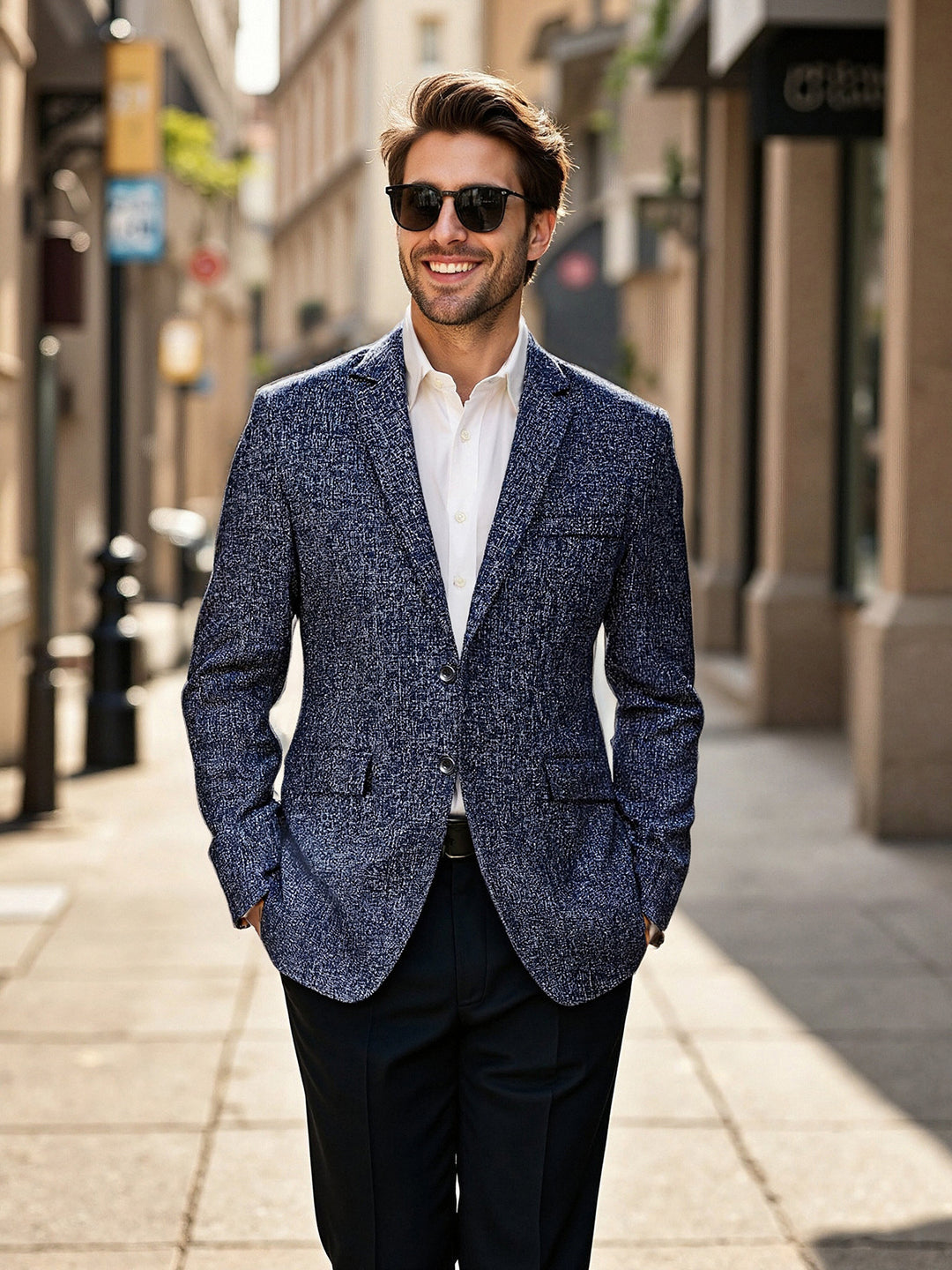 Herren eleganter Freizeitblazer EB