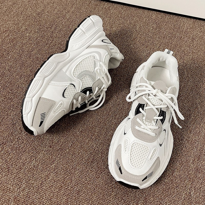 Damen Sportliche Lauf Sneakers mit atmungsaktivem Obermaterial und dämpfender Sohle EB