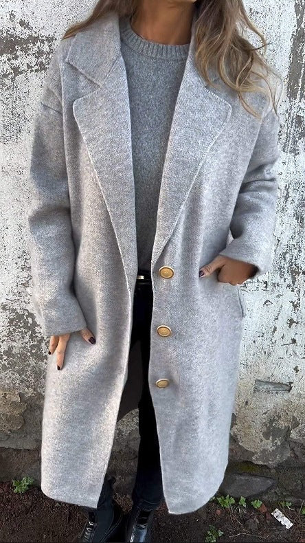 Femme Cozy Oversized Wollmischung Mantel EB