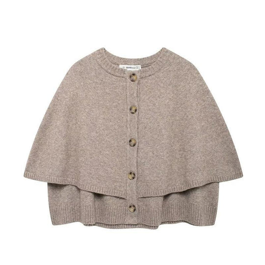 Damen modischer Umhangpullover EB