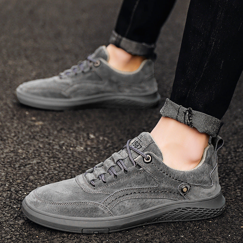 Herren Sportliche und bequeme Sneaker mit hochwertigem Wildleder EB