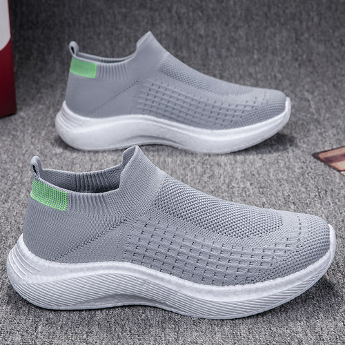 Herren nan nahtloser Strick-Schlupfschuh mit ergonomischer Zwischensohle und Fersenlasche EB