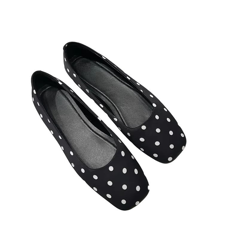 Damen Ballerinas mit klassischem Punkte-Design EB