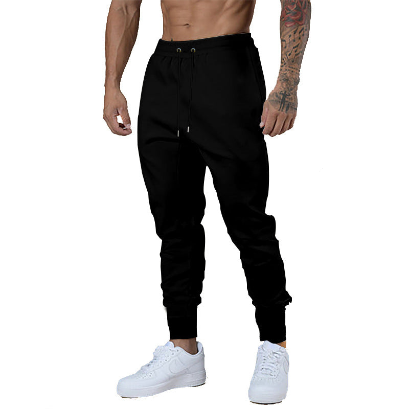 Herren Slim-Tapered Sweat-Jogger mit elastischem Tunnelzugbund & gerippten Knöchelbündchen EB