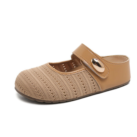 Damen Bequeme Ballerinas mit verstellbarem Riemen EB
