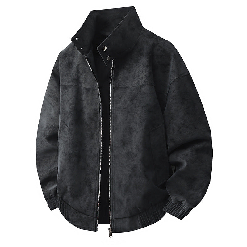 Herren Modische Übergangsjacke mit hohem Kragen und revitalisierendem Innenfutter EB