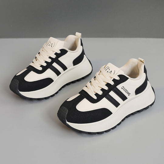 Damen Sportliche Sneakers mit dämpfendem Profil und atmungsaktiver Mesh-Oberfläche EB