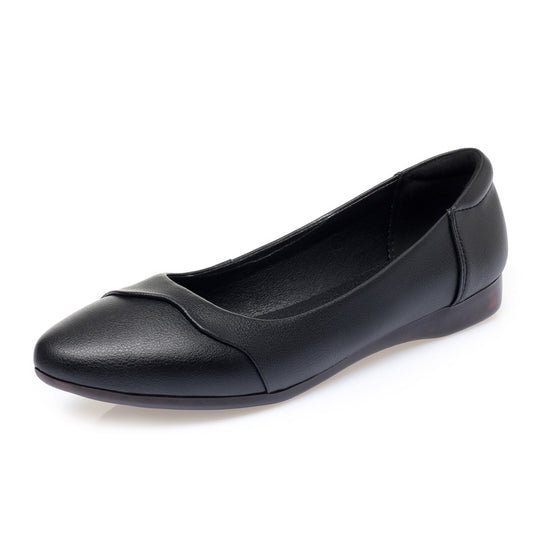 Damen elegante und komfortable Flatschuhe mit geschlossener Spitze EB
