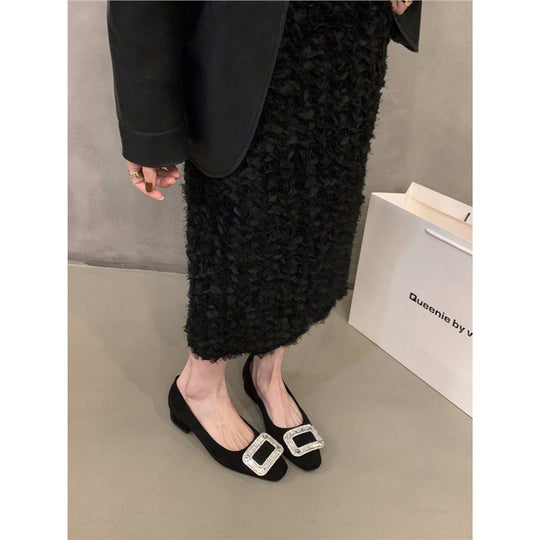 Damen elegante Pumps mit Glitzerakzenten EB
